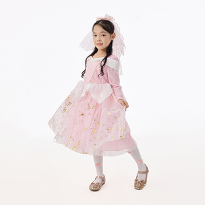 Robes de <span class=keywords><strong>Princesse</strong></span> <span class=keywords><strong>Disney</strong></span> pour Filles, Nouvel An, Fourniture en Gros, Bordure en Dentelle, Taille Personnalisée, Polyester Approuvé BSCI, Couleur Personnalisée, OEM/ODM, Événementiel - Product Image 1
