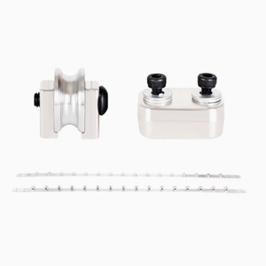 Poulie de guidage d'axe en fil de cuivre torsadé, poulie en acier chromé dur 20*9 mm avec distance entre les trous de 13 mm - Product Image 4