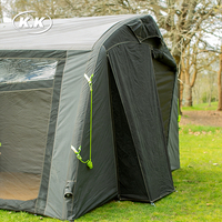 Kawagebo Kamp (KK) 24.3' X 13.8' Gonflable 31 ㎡   Tente de camping familiale gonflable pour 8 à 12 personnes