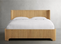 Lits en bois personnalisés mobilier d'intérieur ensembles de chambre à coucher lits Queen en bois et rembourrés noirs