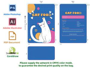 Sacchetto Stand-Up con Cerniera Personalizzato Impermeabile Fornitore di Fabbrica Imballaggio Alimentare in <span class=keywords><strong>PET</strong></span> Film di Poliestere Sacchetto Stand-Up Stampato Personalizzabile - Product Image 5
