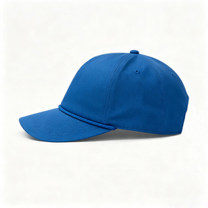 Casquette de baseball à visière incurvée bleue à 6 panneaux avec fermeture à pression, idéale pour la chasse, la pêche et les activités de plein air, fabriquée au Vietnam - Product Image 2