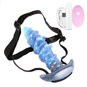 YOCY Plug Anale da 10 Pollici con Strapon e Vibrazione, Giocattolo Sessuale Anale in Silicone per Uomini e Donne - Product Image 1