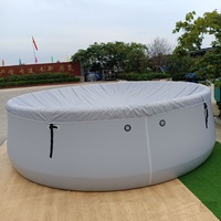 Piscine gonflable InflaToGo 5m x 1,5m en PVC pour extérieur, épaisseur 15cm, garantie 2 ans, comprend une couverture de piscine et des kits de réparation, personnalisable