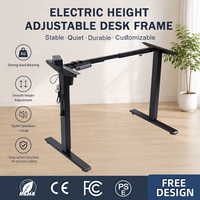 Produits certifiés PSE RCM en promotion : Cadre de bureau assis-debout silencieux 45 dB avec contrôleur à 4 boutons