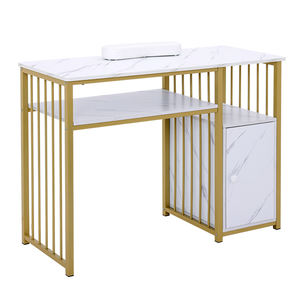 Table de <span class=keywords><strong>manucure</strong></span> design moderne en fer et MDF pour salon de beauté, spa et hôtel, table de <span class=keywords><strong>manucure</strong></span> ZHENYAO MT-503 durable et facile à nettoyer - Product Image 3