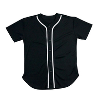 Camisetas de Béisbol Unisex Personalizadas OEM en Tallas XXS a XXXL, de Spandex/Poliéster, Antibacterianas, Transpirables y de Secado Rápido