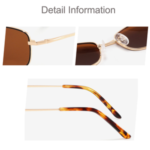 GLT8656 Nuevas <span class=keywords><strong>Gafas</strong></span> de Sol de Moda con Marco Cuadrado Pequeño y Lentes Polarizadas para Hombre y Mujer, <span class=keywords><strong>Gafas</strong></span> de Sol de Metal de Alta Gama Personalizadas - Product Image 4