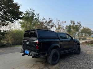 Toldo de camión de 5 pies y 6 pies, tapa dura de aleación de aluminio para Tacoma Nissan Frontier Ford Ranger <span class=keywords><strong>Chevrolet</strong></span> Colorado F150 F250 - Product Image 2
