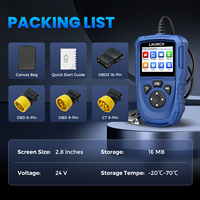 LAUNCH X431 CR HD V2.0 24V Escáner de Diagnóstico para Camiones de Trabajo Pesado, Consulta de DTC, Verificación de Voltaje de Batería, Actualización Gratuita de por Vida