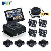 Enregistreur vidéo mobile DVR à boîte noire 4 8 canaux 720P 960P 1080P AHD Voiture Bus Camion Mini CCTV DVR