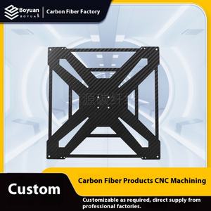 Support GPS en fibre de carbone 3K Welltop personnalisé, tissage simple, grain forgé, accessoires pour modèles d'avions, gravure CNC 001 - Product Image 5