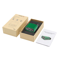 Escáner de Diagnóstico de Fallas de Automóvil VLinker FD VGATE OBD2 Bluetooth 3.0 con Pantalla LCD Verde