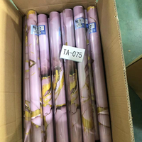 UDK vinil penyepuhan vinil dapur kertas dinding perekat diri kupas & stik stiker dinding dengan lem harga grosir kembali