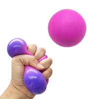 Mini balle anti-stress personnalisable Jouet anti-stress en TPR souple pour adultes Squishy sensoriel de décompression à couleur changeante pour enfants