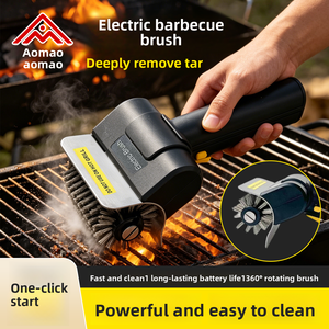 <span class=keywords><strong>Brosse</strong></span> de nettoyage électrique LGL pour barbecue - <span class=keywords><strong>Brosse</strong></span> manuelle en fil d'acier pour outils de barbecue domestiques - Product Image 1