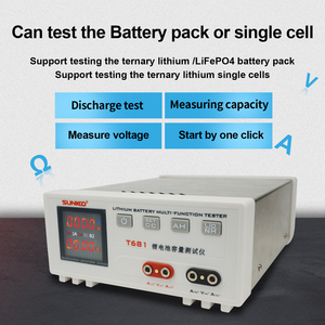 SUNKKO T-681 Digital Display LED <b>Battery</b> Pack Capacity <b>Tester</b> 84V Lithium 120V Measuring Voltage Cell CE Certified - Product Image 4