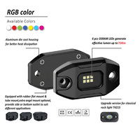 Luces LED RGB para Roca, iluminación exterior de coche impermeable más brillante para coches y camiones