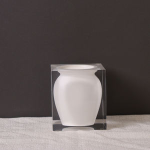 प्राचीन चीनी शैली सिरेमिक वेस हैंड-रंगीन हाइड्रोपोनिक उच्च तापमान सजावटी टुकड़ा लिविंग रूम टीवी टेबलटॉप होम पॉट - Product Image 1