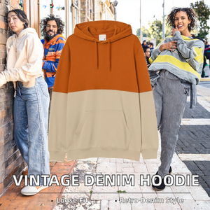 Sudadera Larga de Invierno Unisex Hecha en Pakistán, Diseño Vintage con Puntos, Talla Grande, Poliéster/Algodón, Resistente al Viento, Ecológica y Moderna - Product Image 2