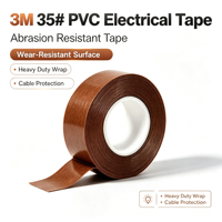 Multicolore pour 35 #   Ruban isolant électrique résistant à la chaleur en PVC UL510 600V, identification de phase, ignifuge, pour câbles