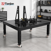 Table de soudage industrielle D16 3D flexible avec grille complète, accessoires de serrage, établi multifonctionnel pour petites pièces