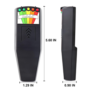 เครื่องตรวจจับเครื่องทดสอบแบบใช้มือถือ K2เครื่องวัดความเร็วลม5 LED เพื่อความปลอดภัยส่วนบุคคล EMF Meter 5 LED เครื่องตรวจจับสนามแม่เหล็กสำหรับการล่าสัตว์ - Product Image 1