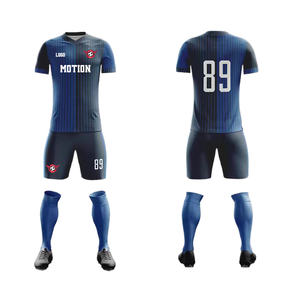 Uniforme de Fútbol <span class=keywords><strong>La</strong></span> <span class=keywords><strong>Liga</strong></span> Rojo y Blanco OEM, 100% Poliéster, Secado Rápido, Antibacterial, Transpirable - Product Image 2