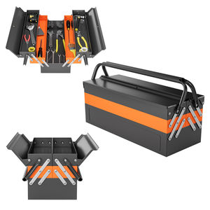 18-22" Portable 5 Trays Mechanic Garage Steel Cantilever Tool Box With Two Handle