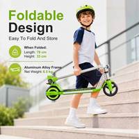 Trottinette électrique pliable pour enfants, vente en gros, personnalisable, deux roues, LED lumineuses, trottinette électrique, fournisseur d'usine, trottinette pour enfants, OEM