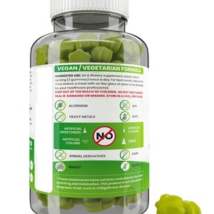 Gomitas de <span class=keywords><strong>Garcinia</strong></span> <span class=keywords><strong>Cambogia</strong></span> con Extracto Puro de Belleza OEM para Adultos, 60 Unidades, 2 Dosis Diarias - Product Image 4