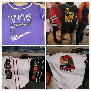 T-shirt de baseball pour femme à manches courtes, respirant, imprimé, séchage rapide, pour softball, personnalisable avec logo, été - Product Image 3