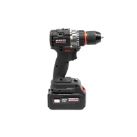 Perceuse sans fil 18V 20V avec moteur sans balais, mandrin à changement rapide, batterie au lithium, perceuse électrique portative pour la rénovation de la maison