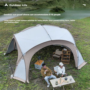 <span class=keywords><strong>Tente</strong></span> dôme grande taille XFY, abri de camping super épais résistant au vent, cabane de plage portable pop-up avec protection solaire - Product Image 3