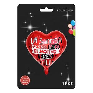 <span class=keywords><strong>Globos</strong></span> con forma <span class=keywords><strong>de</strong></span> corazón <span class=keywords><strong>de</strong></span> 18 pulgadas, Serie <span class=keywords><strong>de</strong></span> patrones, celebración <span class=keywords><strong>de</strong></span> <span class=keywords><strong>helio</strong></span>, <span class=keywords><strong>globos</strong></span> <span class=keywords><strong>de</strong></span> aluminio <span class=keywords><strong>para</strong></span> comprar a granel - Product Image 2