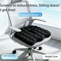Nouveau coussin de siège massant ergonomique 5D entièrement automatique pour voyage et bureau, anti-hémorroïdes, avec compression par airbag et gonflable