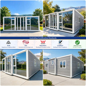 Maison conteneur préfabriquée extensible 40 pieds x 20 pieds, 4 chambres, 2 salles de bain, conforme aux normes australiennes, avec plans homologués - Product Image 3