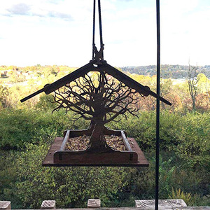 GG292 Dây Treo Sân Vườn Tổ Chim Hoang Dã Bằng Gỗ Sáng Tạo Nhà Cho Chim Ruồi Ăn Cây Ngoài Trời - Product Image 6