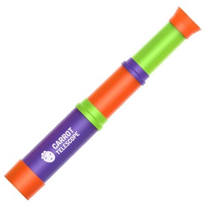 Telescopio de zanahoria 8X, monocular, con enfoque ajustable, juguete educativo para niños - Product Image 5