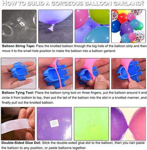 Globos de confeti de arcoíris, fiesta de cumpleaños, Carnaval, circo, fiesta, decoraciones para fiesta de boda, globos de fiesta, guirnalda, Kit de arco - Product Image 4