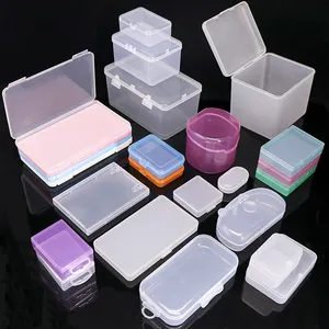 1pc small round plastic box transparent PP plastic container