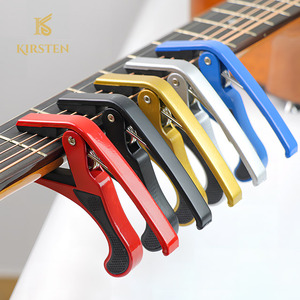 Cao cấp bạc đen đỏ hợp kim nhôm Tuner Clip <span class=keywords><strong>guitar</strong></span> Capo cho <span class=keywords><strong>guitar</strong></span> - Product Image 1