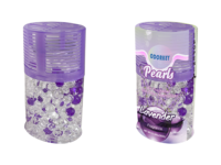 Bouteille de désodorisant transparente en plastique de 200 ml, éliminateur d'odeurs, parfum pour toilettes, désodorisant réutilisable, gel, perles d'eau dans des pots