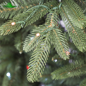 Árbol de Navidad Artificial de PVC Verde Ecológico de Alta Calidad, Luces LED Cálidas, Estructura Resistente al Agua, Tamaño Miniatura - Product Image 2