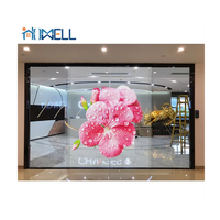 Film de panneau Led flexible P6.25 adhésif mince film de panneau publicitaire film d'affichage Led transparent cristal écran led