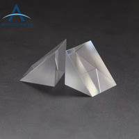 BK7 K9 Quartz Sapphire 45 Degree 90 Degree Right Angle Triangular Prism for Telescope Periscope