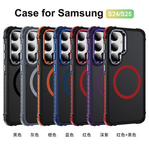2024 <span class=keywords><strong>nuevo</strong></span> marco de cámara de Metal mate magnético fuerte para Ultra a prueba de golpes para <span class=keywords><strong>Samsung</strong></span> para <span class=keywords><strong>Galaxy</strong></span> <span class=keywords><strong>S</strong></span> <span class=keywords><strong>23</strong></span> 24 25 FE Plus funda para teléfono móvil - Product Image 2