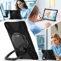 Pour Samsung Galaxy Tab S10 FE Plus 13.1 pouces Protecteur d'écran intégré avec étui pour tablette à bandoulière