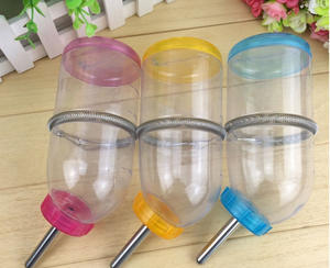 Fuente de agua de plástico a prueba de fugas de 500ml <span class=keywords><strong>para</strong></span> hámsteres, cobayas, conejos, dispositivo de hervidor automático - Product Image 2