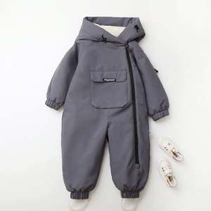 <b>Babies</b> ODM High Quality Kids All in One Winter Warm <b>Ski</b> <b>Suit</b> <b>Baby</b> Allover Snowsuit - Product Image 2